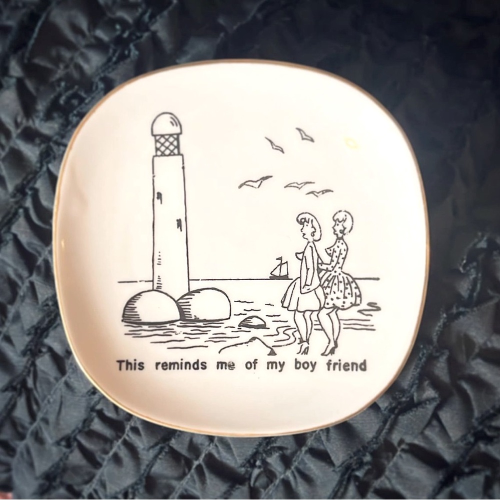 Vintage Naughty Joke Dish